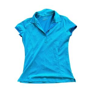 Nike Golf Tour Performance Women's Dri-FIT Polo Shirt Turquoise M Golf Ladies